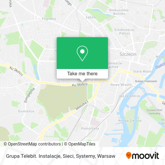 Карта Grupa Telebit. Instalacje, Sieci, Systemy