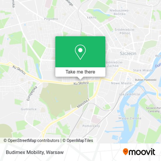 Budimex Mobility map