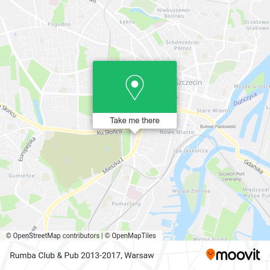 Rumba Club & Pub 2013-2017 map