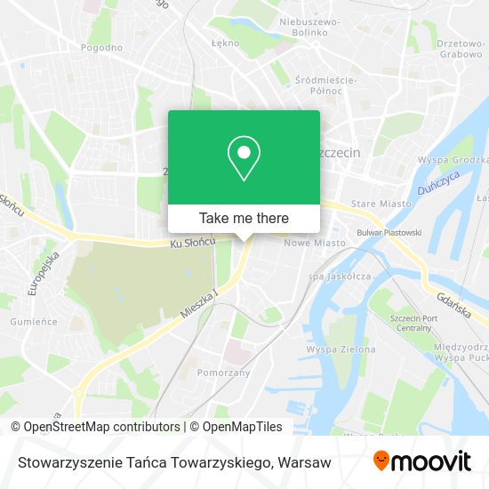 Stowarzyszenie Tańca Towarzyskiego map