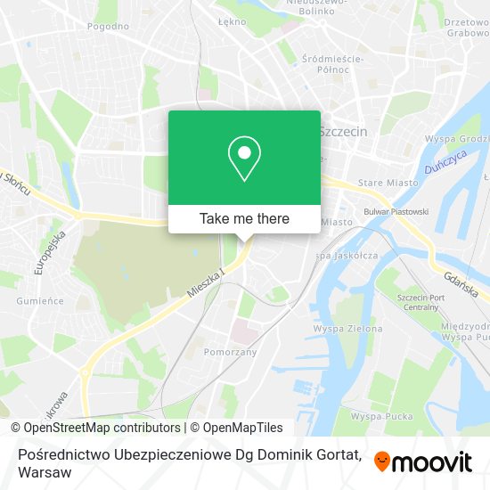 Pośrednictwo Ubezpieczeniowe Dg Dominik Gortat map