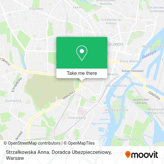 Strzałkowska Anna. Doradca Ubezpieczeniowy map