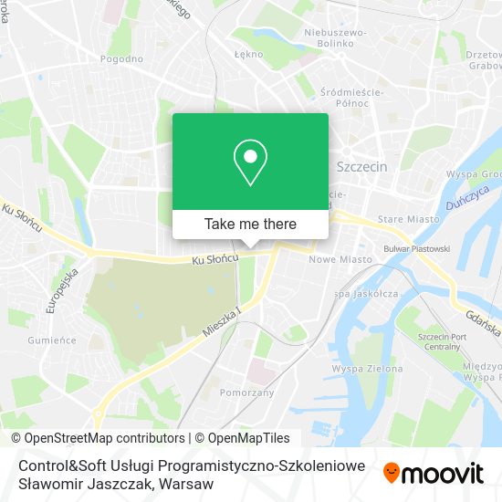 Control&Soft Usługi Programistyczno-Szkoleniowe Sławomir Jaszczak map