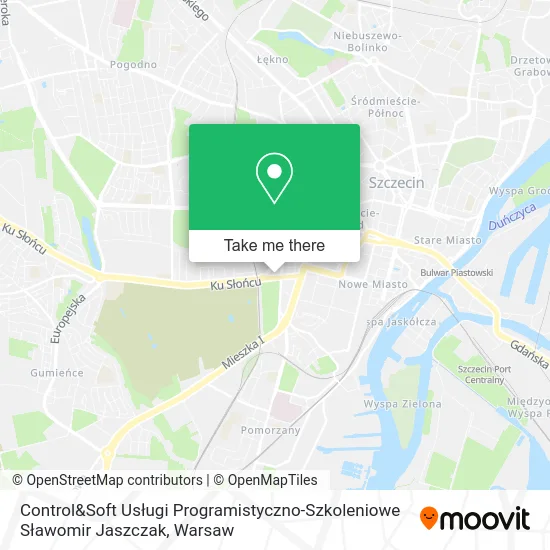 Control&Soft Usługi Programistyczno-Szkoleniowe Sławomir Jaszczak map