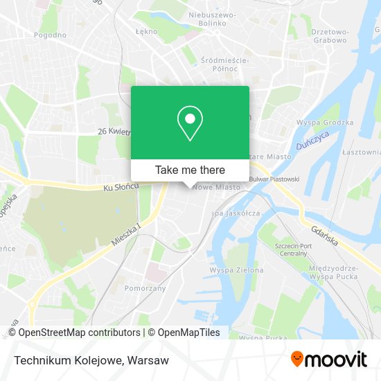 Technikum Kolejowe map