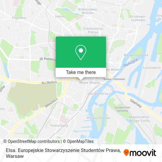 Elsa. Europejskie Stowarzyszenie Studentów Prawa map