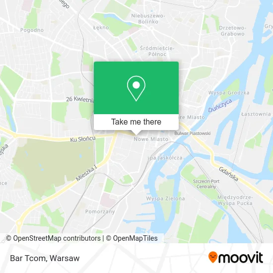 Карта Bar Tcom