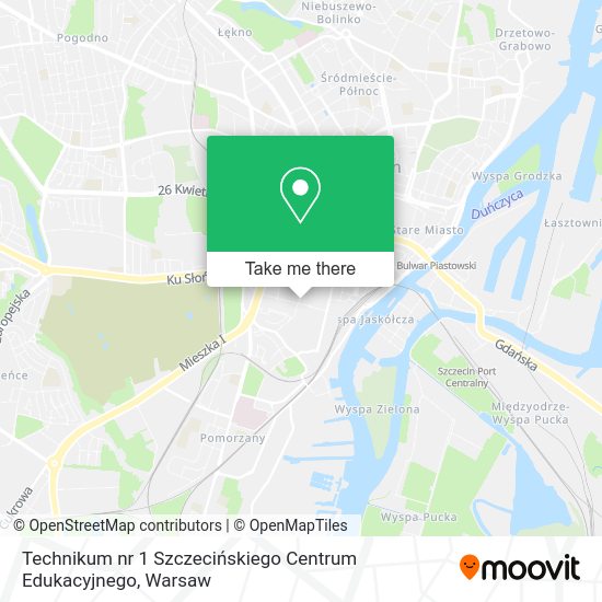 Technikum nr 1 Szczecińskiego Centrum Edukacyjnego map
