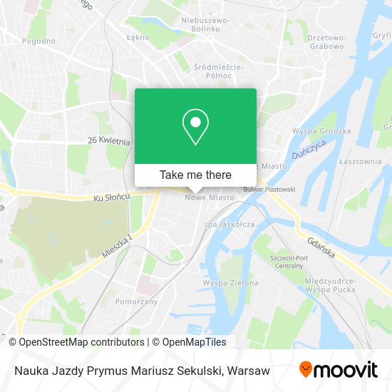 Nauka Jazdy Prymus Mariusz Sekulski map