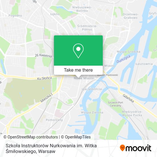 Szkoła Instruktorów Nurkowania im. Witka Śmiłowskiego map