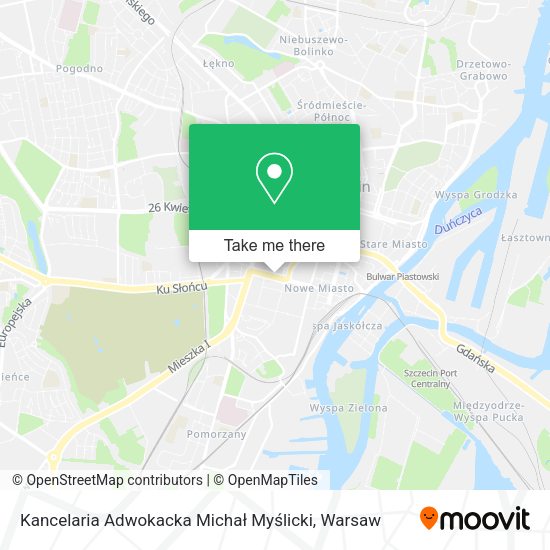 Kancelaria Adwokacka Michał Myślicki map