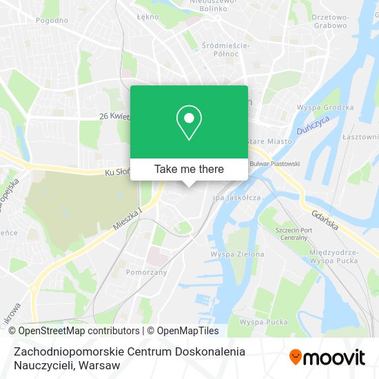 Zachodniopomorskie Centrum Doskonalenia Nauczycieli map