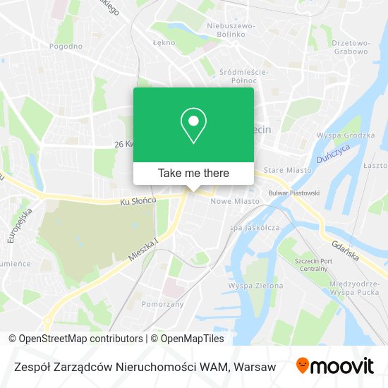 Zespół Zarządców Nieruchomości WAM map