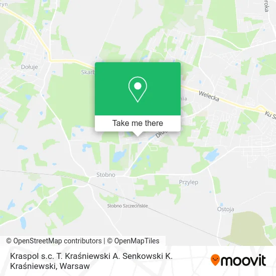 Kraspol s.c. T. Kraśniewski A. Senkowski K. Kraśniewski map