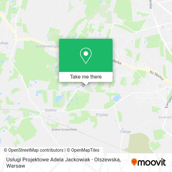 Usługi Projektowe Adela Jackowiak - Olszewska map