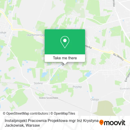 Карта Instalprojekt Pracownia Projektowa mgr Inż Krystyna Jackowiak