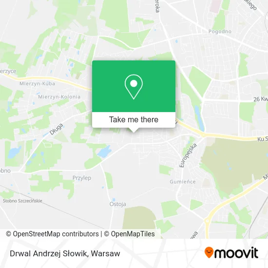 Drwal Andrzej Słowik map