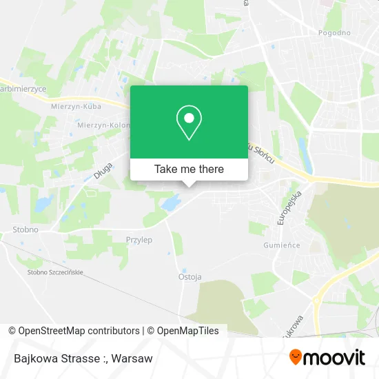 Bajkowa Strasse : map