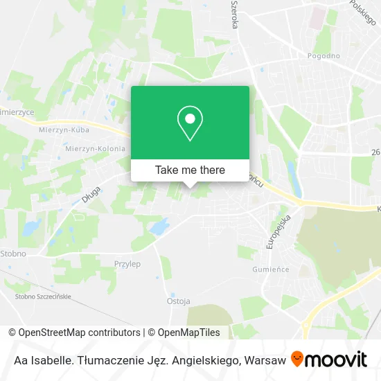 Aa Isabelle. Tłumaczenie Jęz. Angielskiego map