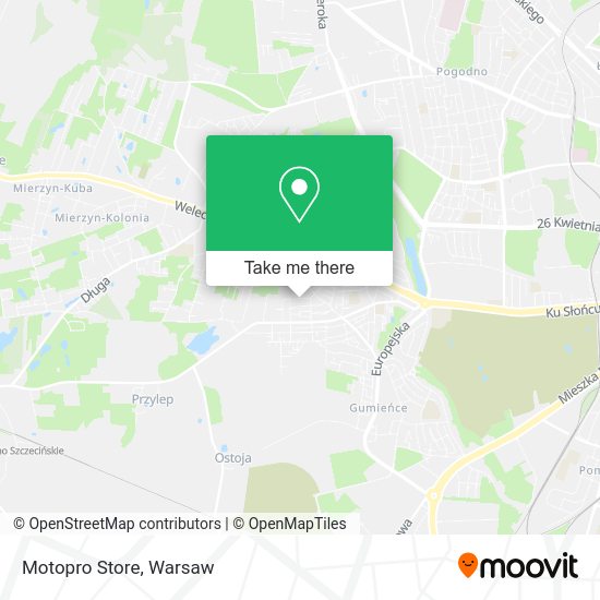 Motopro Store map