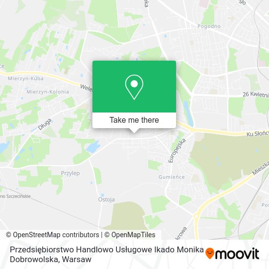 Przedsiębiorstwo Handlowo Usługowe Ikado Monika Dobrowolska map