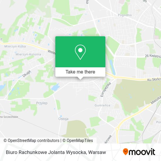 Biuro Rachunkowe Jolanta Wysocka map