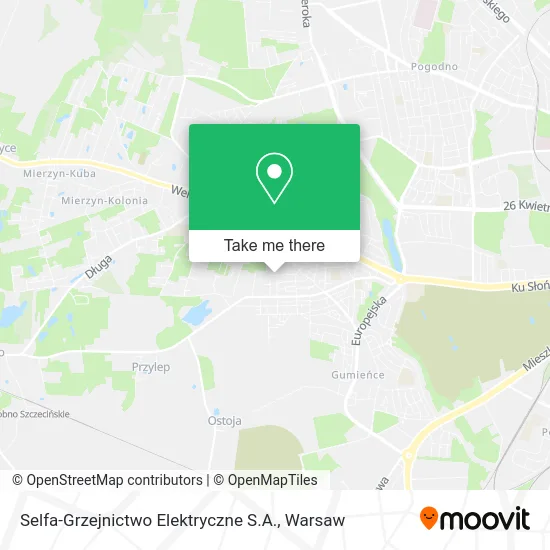 Selfa-Grzejnictwo Elektryczne S.A. map