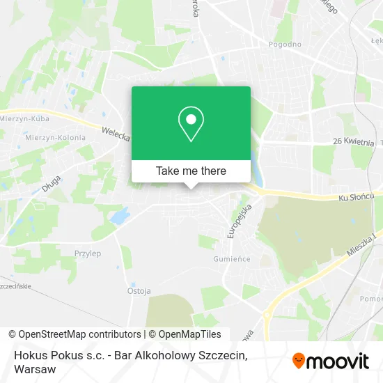 Hokus Pokus s.c. - Bar Alkoholowy Szczecin map