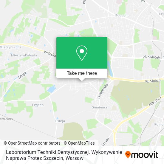 Laboratorium Techniki Dentystycznej. Wykonywanie i Naprawa Protez Szczecin map