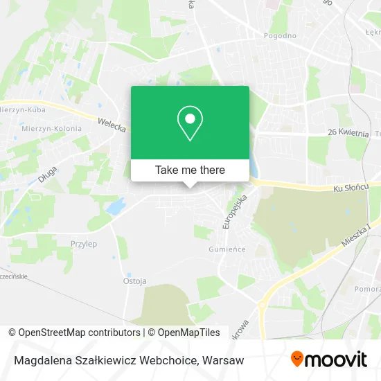 Magdalena Szałkiewicz Webchoice map