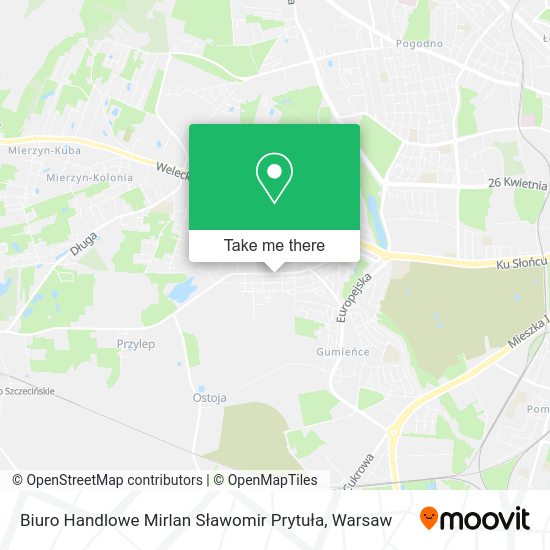 Biuro Handlowe Mirlan Sławomir Prytuła map