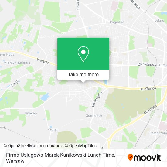 Firma Uslugowa Marek Kunikowski Lunch Time map