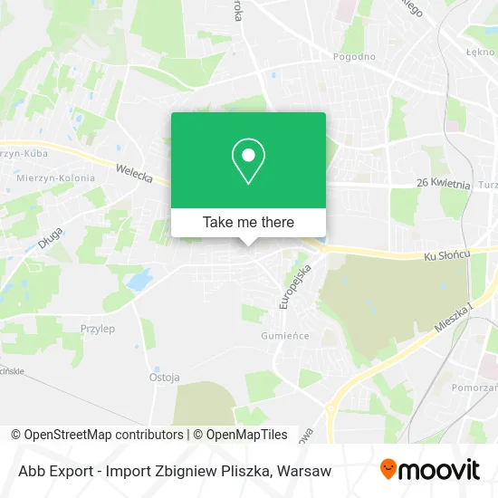 Карта Abb Export - Import Zbigniew Pliszka