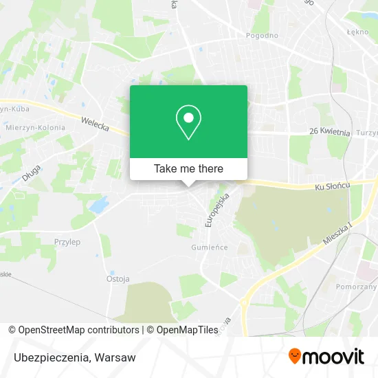 Карта Ubezpieczenia