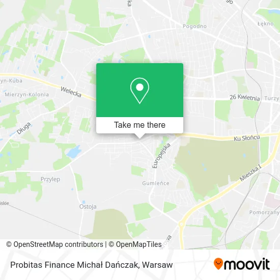 Карта Probitas Finance Michał Dańczak