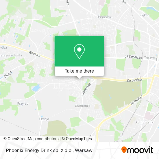 Карта Phoenix Energy Drink sp. z o.o.