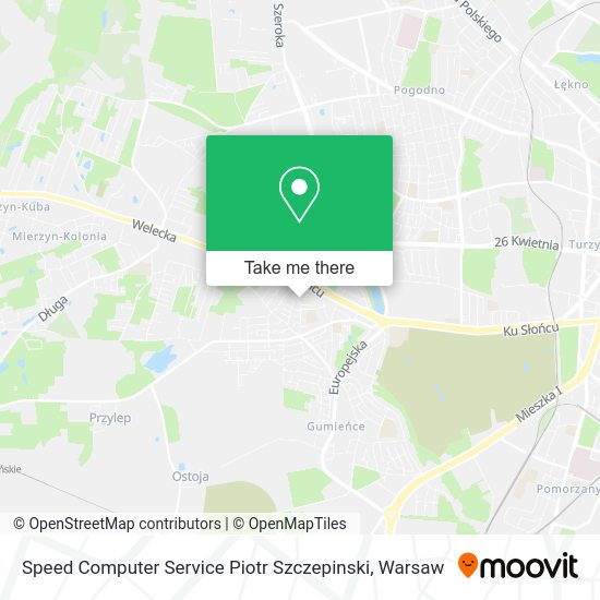 Speed Computer Service Piotr Szczepinski map