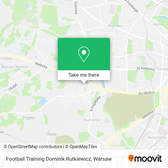 Football Training Dominik Rutkiewicz map