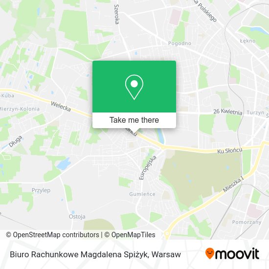 Biuro Rachunkowe Magdalena Spiżyk map