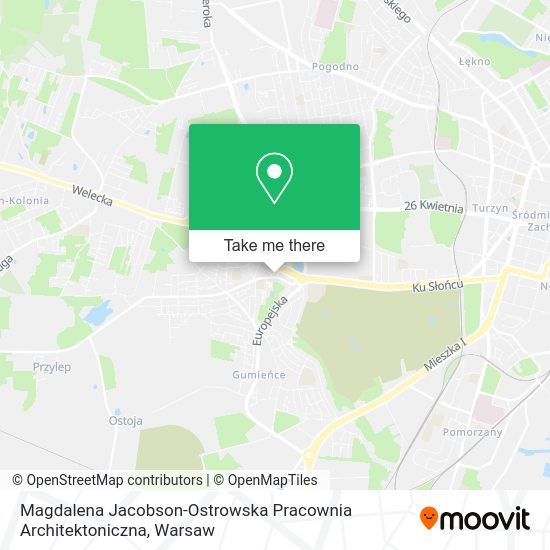 Magdalena Jacobson-Ostrowska Pracownia Architektoniczna map