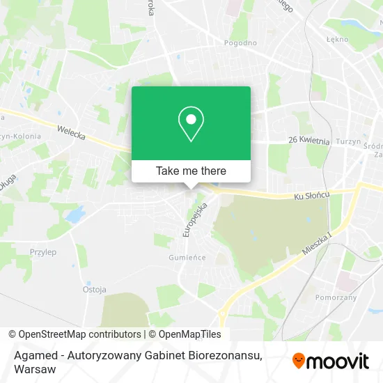Agamed - Autoryzowany Gabinet Biorezonansu map