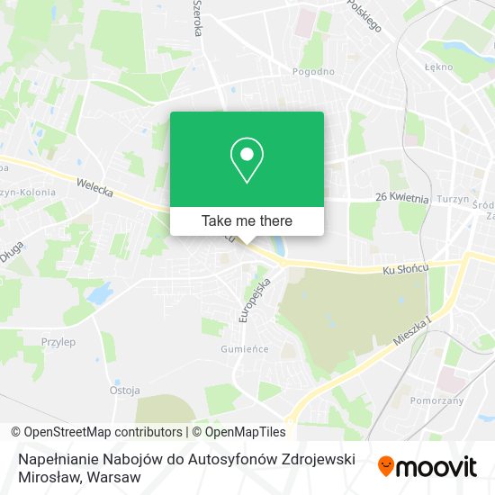 Napełnianie Nabojów do Autosyfonów Zdrojewski Mirosław map