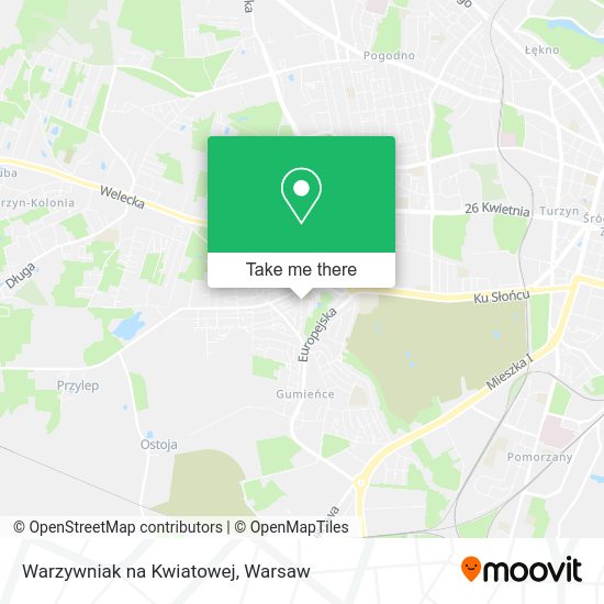 Warzywniak na Kwiatowej map