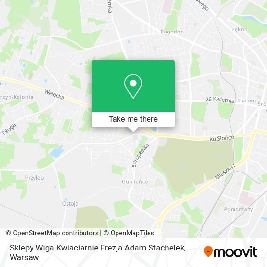 Sklepy Wiga Kwiaciarnie Frezja Adam Stachelek map