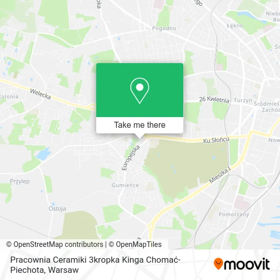 Карта Pracownia Ceramiki 3kropka Kinga Chomać-Piechota