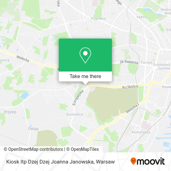 Kiosk Itp Dzej Dzej Joanna Janowska map