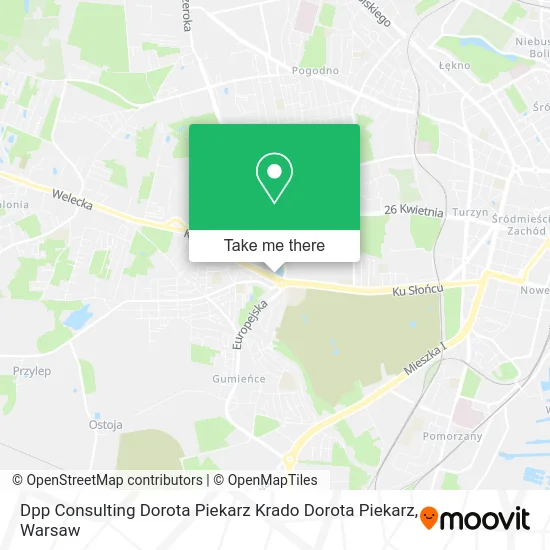 Карта Dpp Consulting Dorota Piekarz Krado Dorota Piekarz