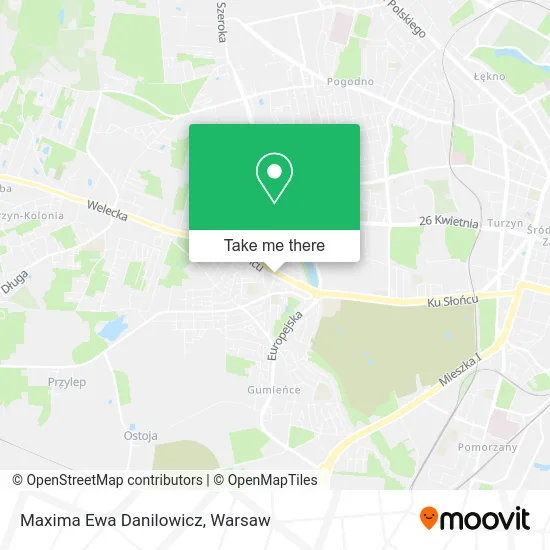 Карта Maxima Ewa Danilowicz