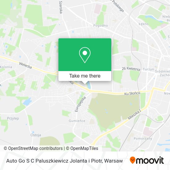 Auto Go S C Paluszkiewicz Jolanta i Piotr map