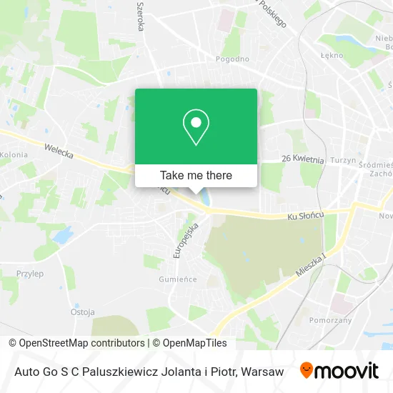 Карта Auto Go S C Paluszkiewicz Jolanta i Piotr